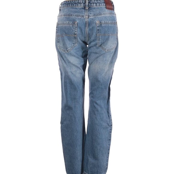 Zara Basic Denim Z1975 RELAXED FIT RIPPED JEANS - Picture 3 of 4